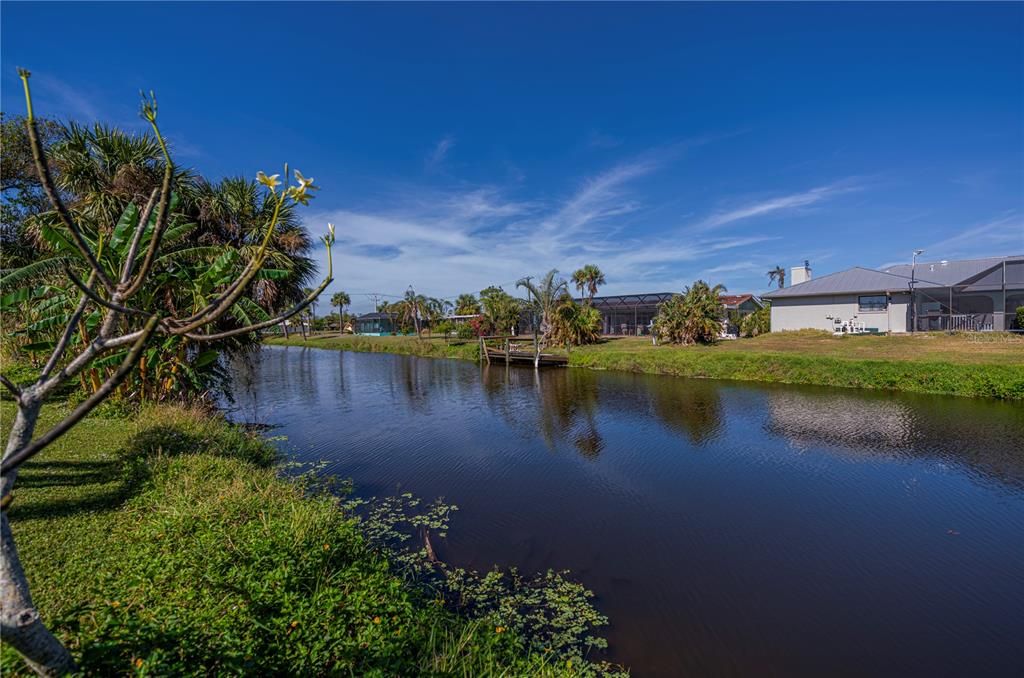 wide freshwater canal