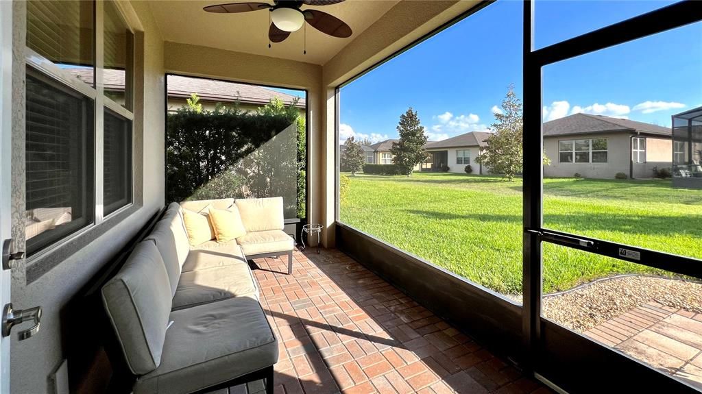 Screened in back porch