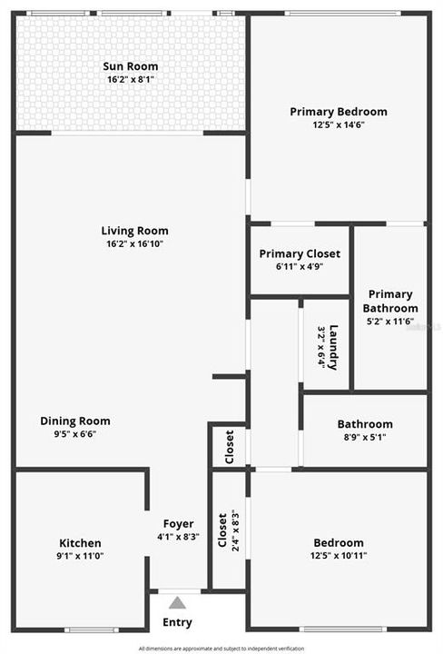 Floor Plan - to illustrate the positioning & flow of Home.  Plz verify measurements if they're crucial to 'fit' items into a room!