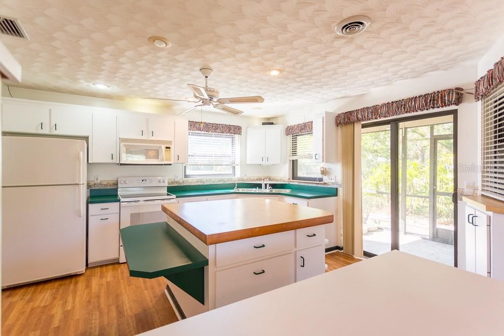 Kitchen and screened lanai