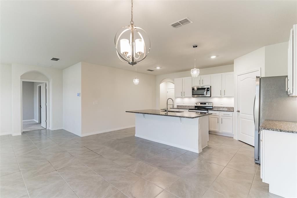 Kitchen and dining room