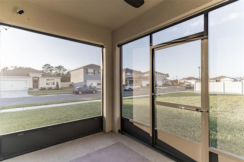 Oversized corner lot with screened in lanai for privacy and comfortability