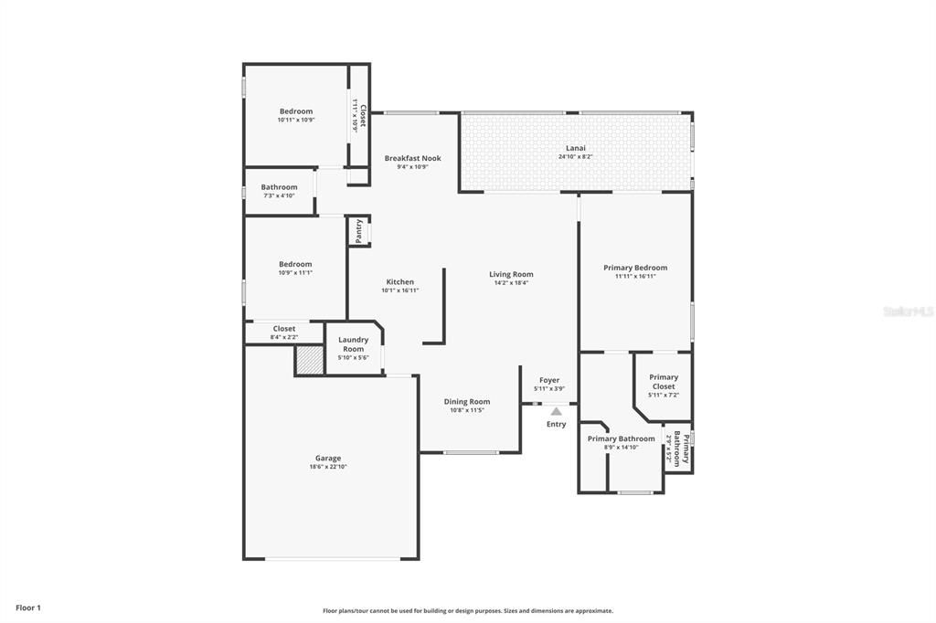 For Sale: $405,000 (3 beds, 2 baths, 1600 Square Feet)