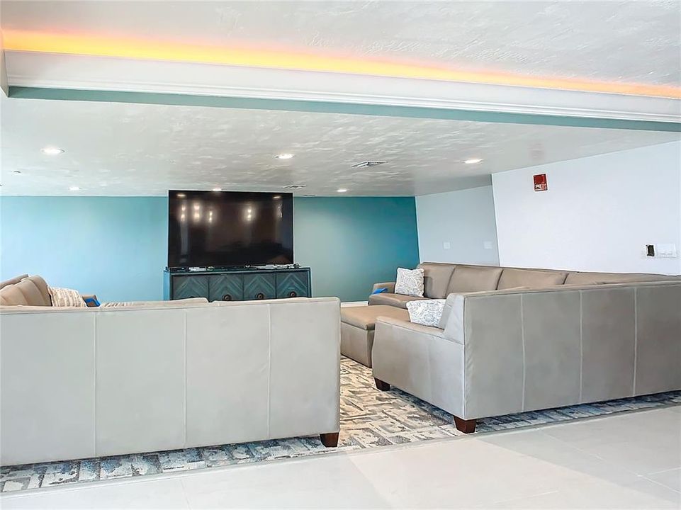 Pent House Clubhouse TV Area