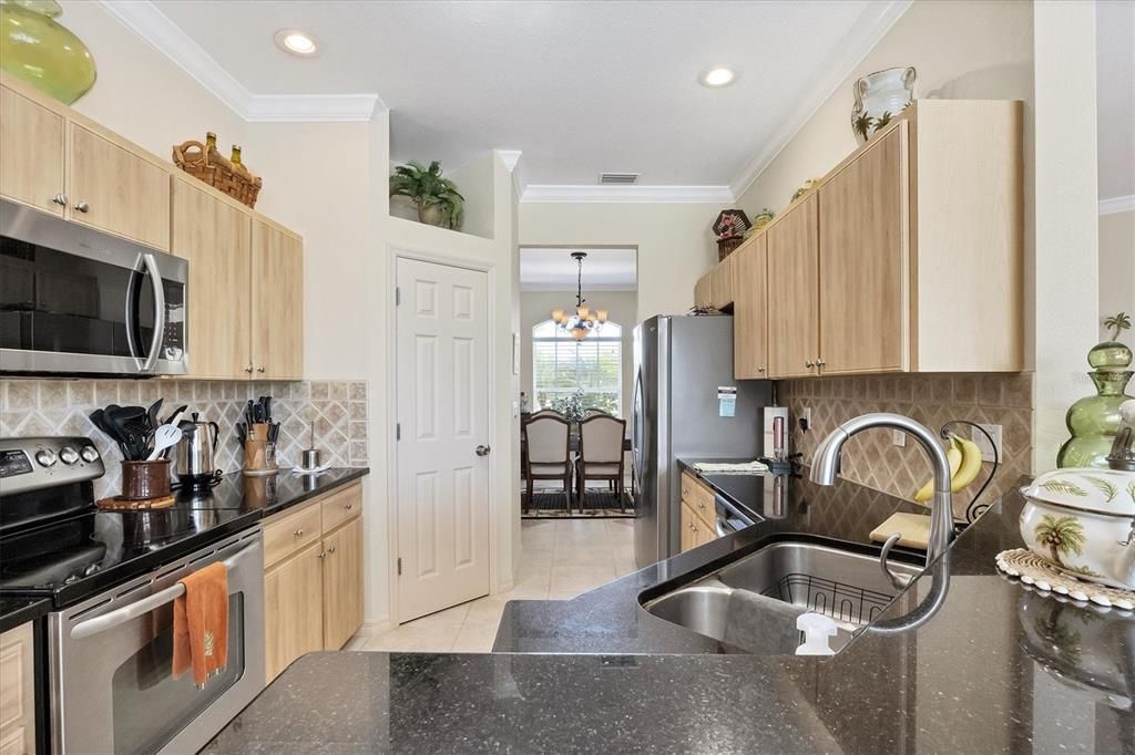 Kitchen with it's own pantry