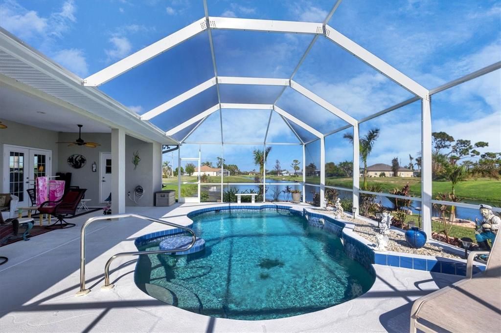 Magnificent waterfront views from your private pool