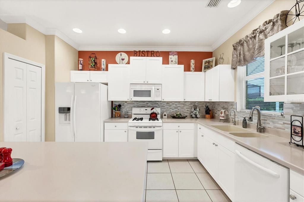 Kitchen includes a pantry