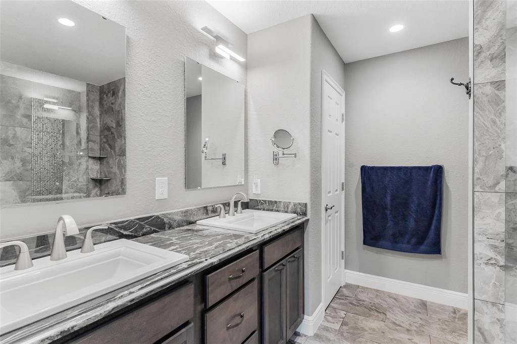 Primary Bathroom with Dual Sinks