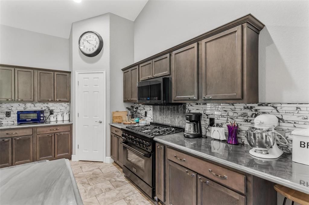 Kitchen with a Closet Pantry