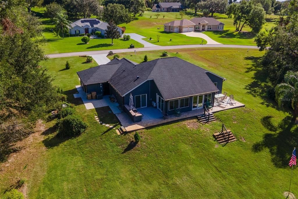 Aerial of Back Exterior