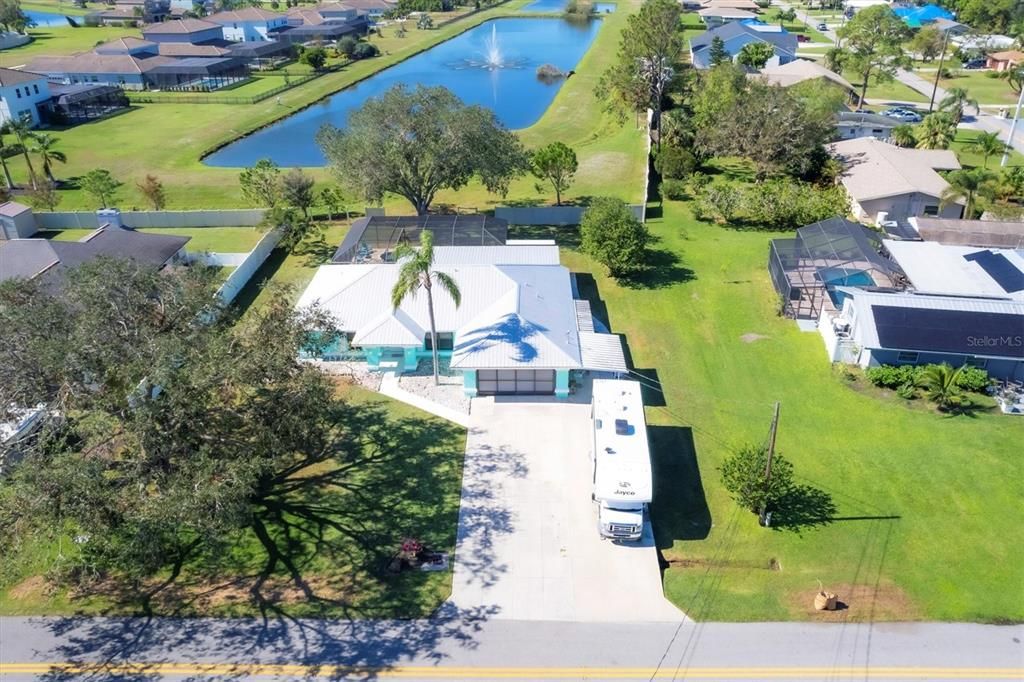 Extended driveway