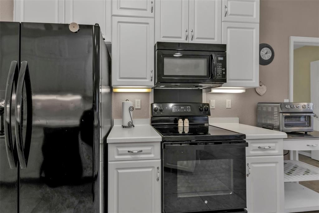 Kitchen with new appliances