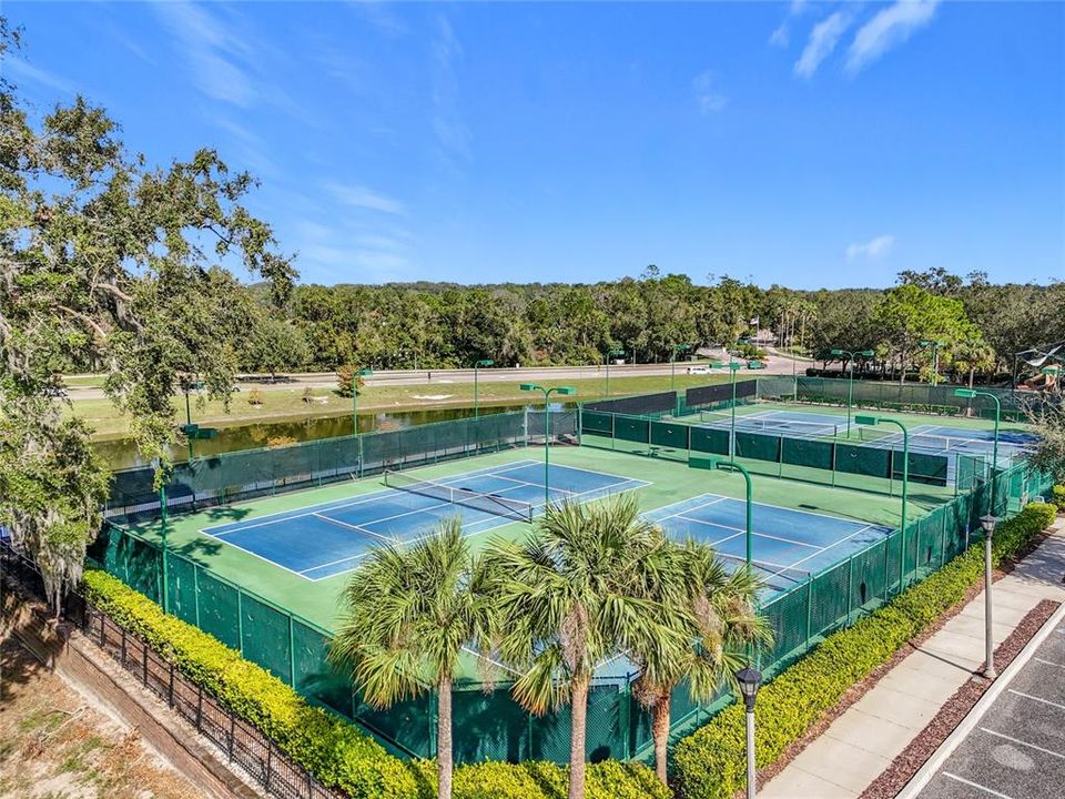 Tennis and pickle ball courts