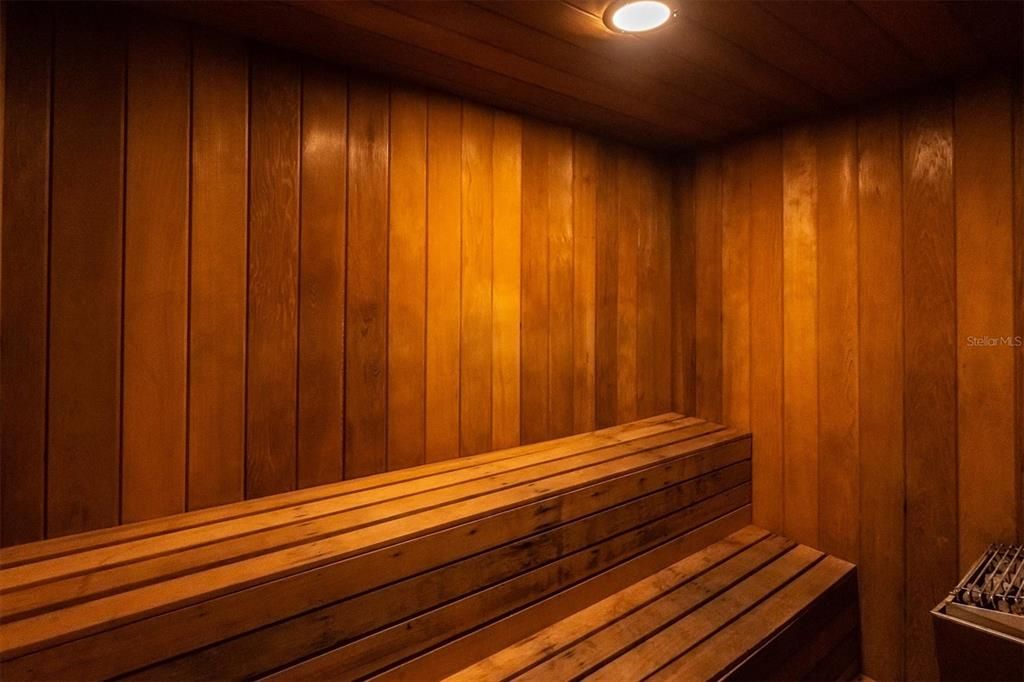 Sauna's in the locker rooms