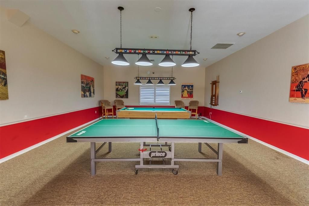 Table tennis and Pool