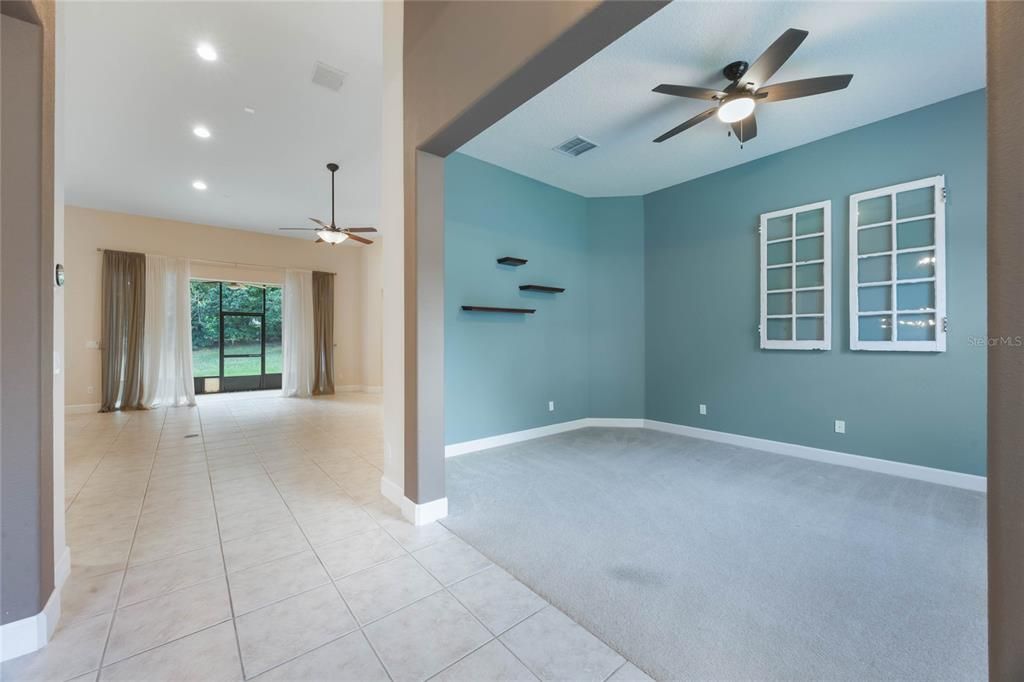 Formal Living and View to Family Room