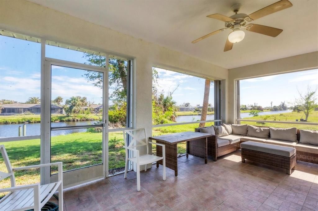 Huge Lanai with storage closet available