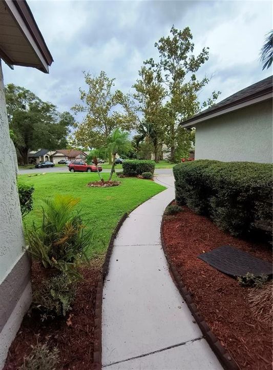 Walkway to entrance