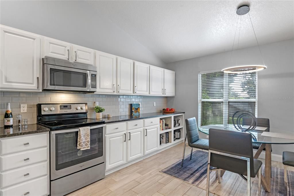 Kitchen with Shelving