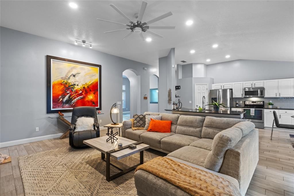 Family Room toward Kitchen