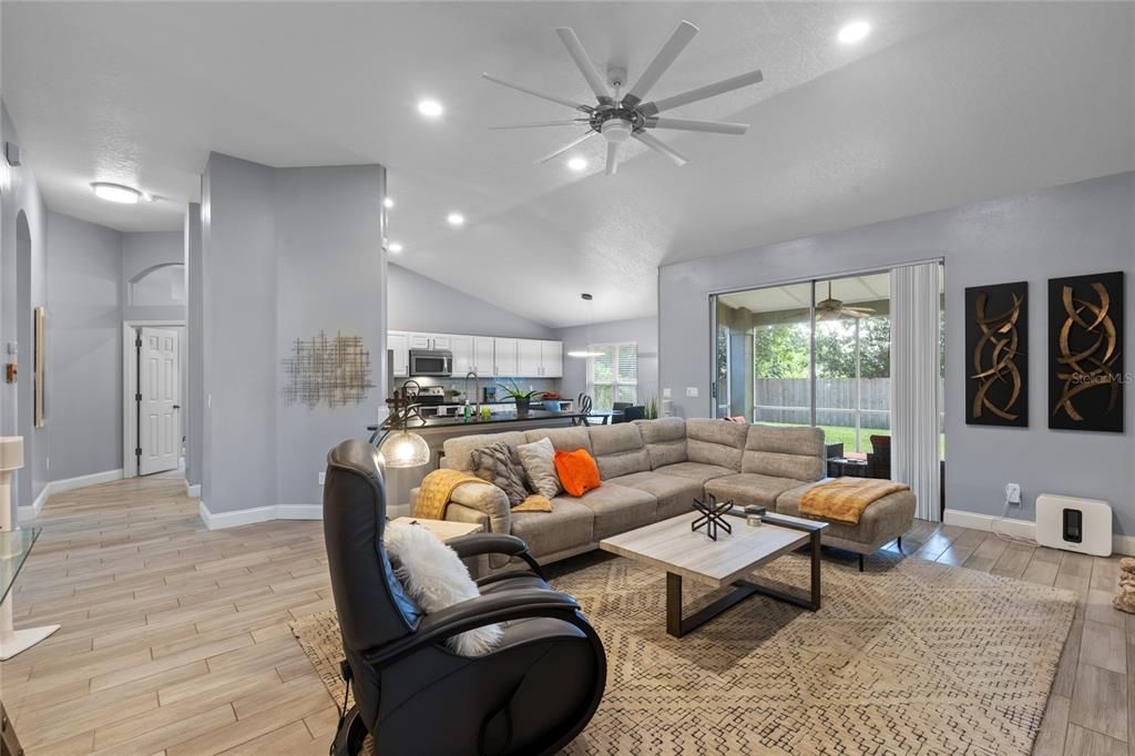 Family Room toward Kitchen