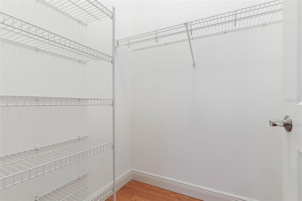 Walk in closet in bedroom 3