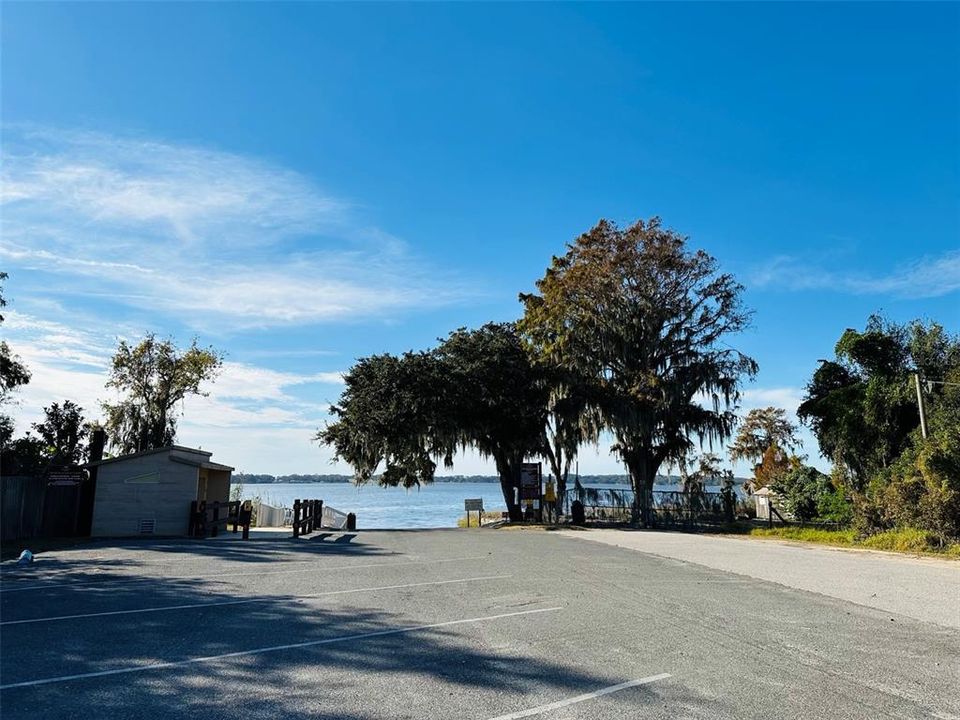 Public Boat Ramp with Restroom to access to a chain of lakes.