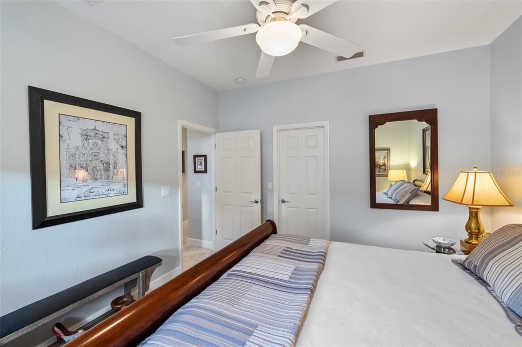 Guest bedroom 2 with walk-in closet