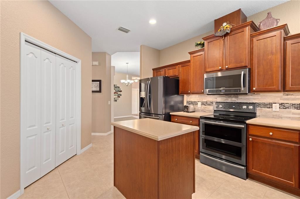 Closet pantry storage in Kitchen