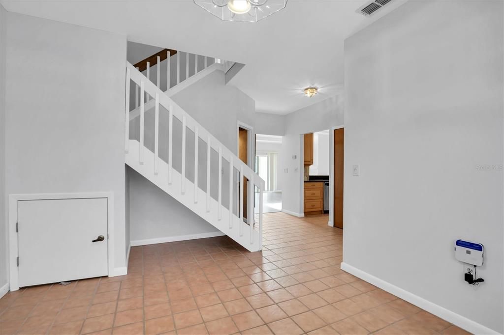 Storage under stair case