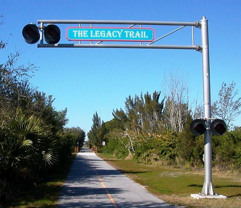 Bike, jog or walk the nearby Legacy Trail, all the way to Sarasota if you want.