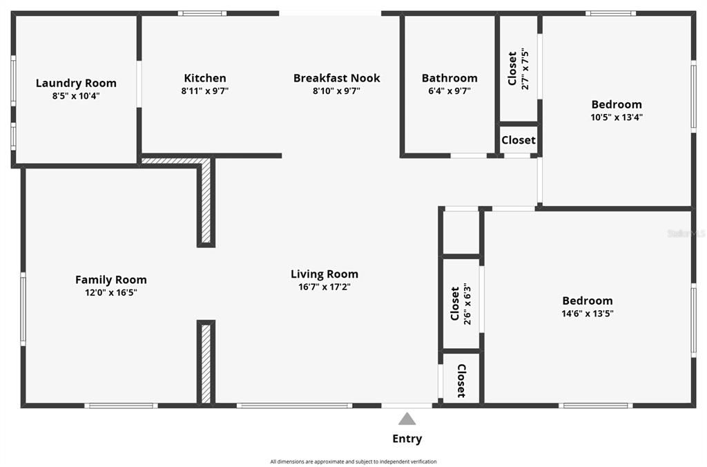 For Rent: $2,195 (2 beds, 1 baths, 888 Square Feet)