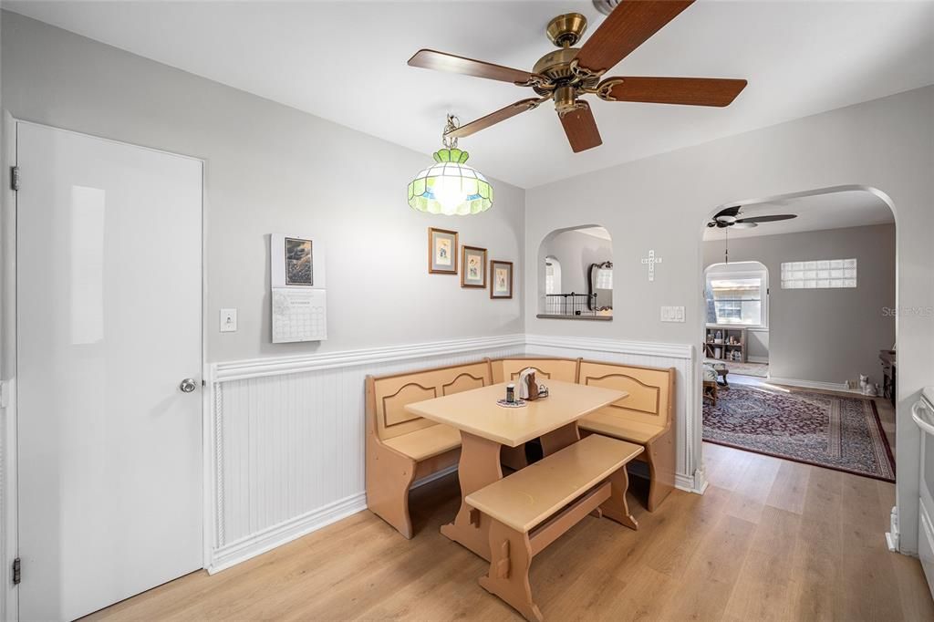 Breakfast Nook & Pantry in Kitchen