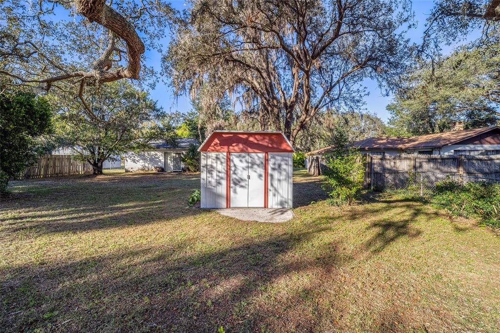 Storage Shed Conveys with Home