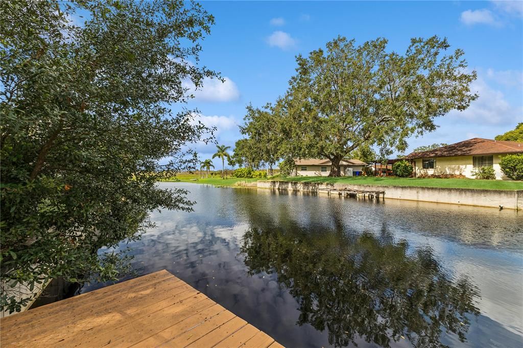 Canal view from dock