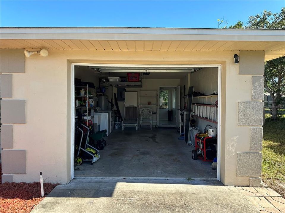 Driveway to Garage View