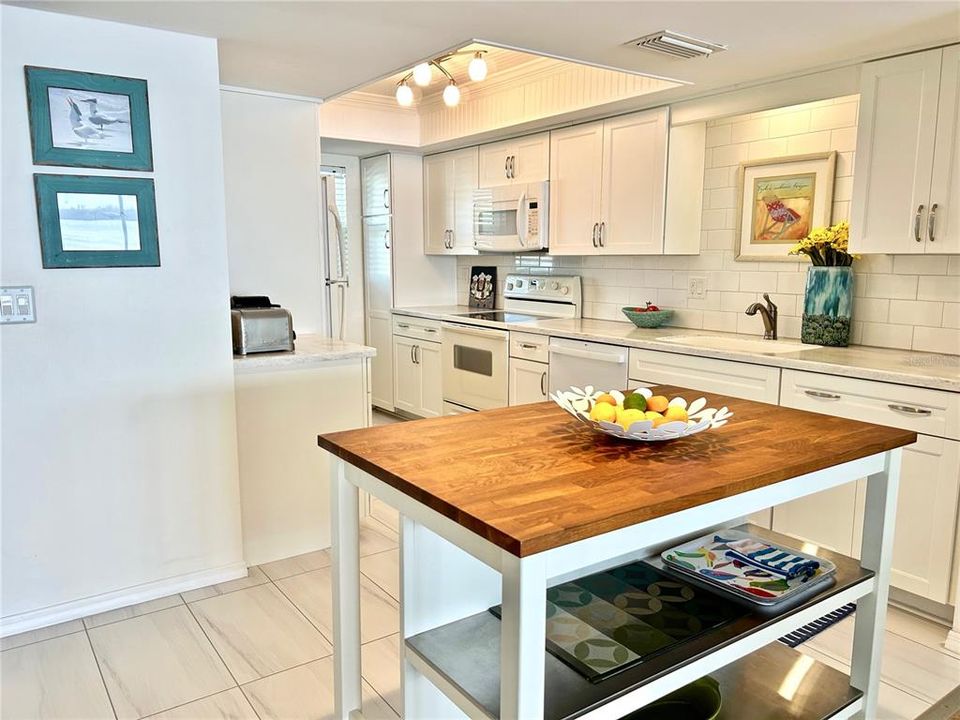 Remodeled open kitchen