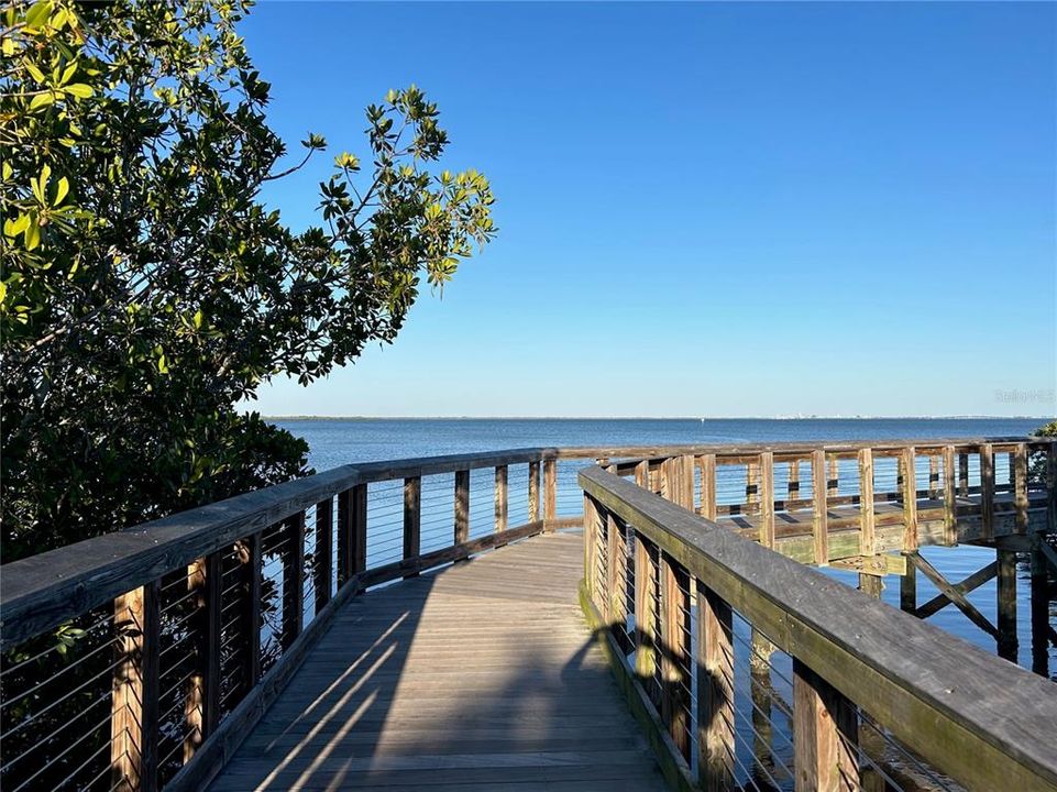 Plank walk at nearby Robinson Preserve