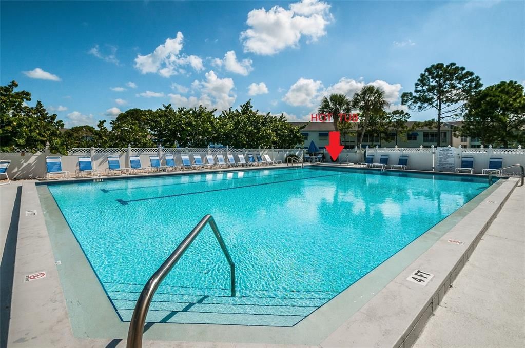 .. Clubhouse #2 with Heated Lap Pool..Shot #3.... NOTE: Hot Tub in Corner.