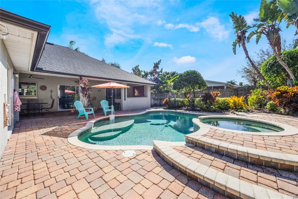 Pool View to Covered Patio