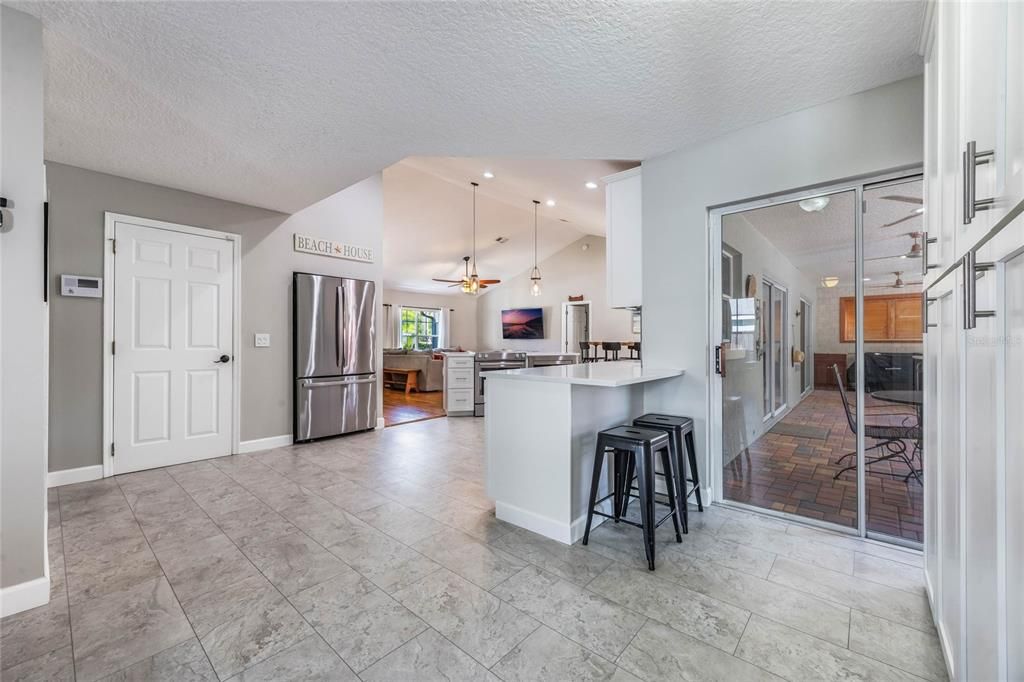 Family Room View to Kitchen