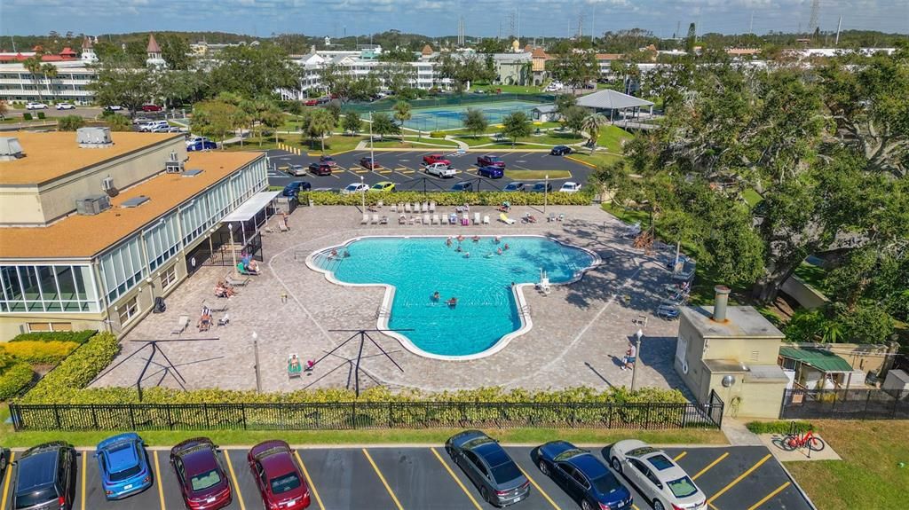 Pool and clubhouse