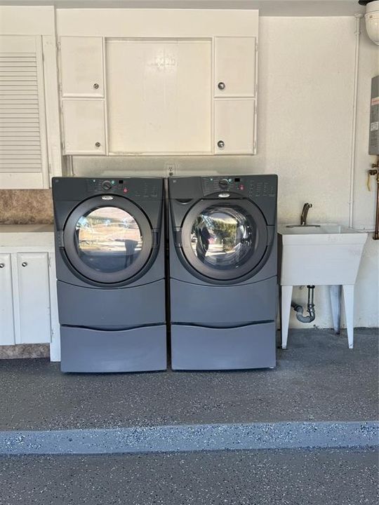 Washer and dryer