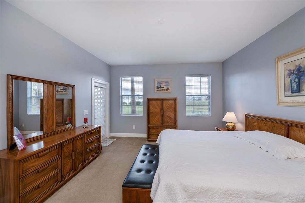 lots of natural light in the primary ensuite bedroom