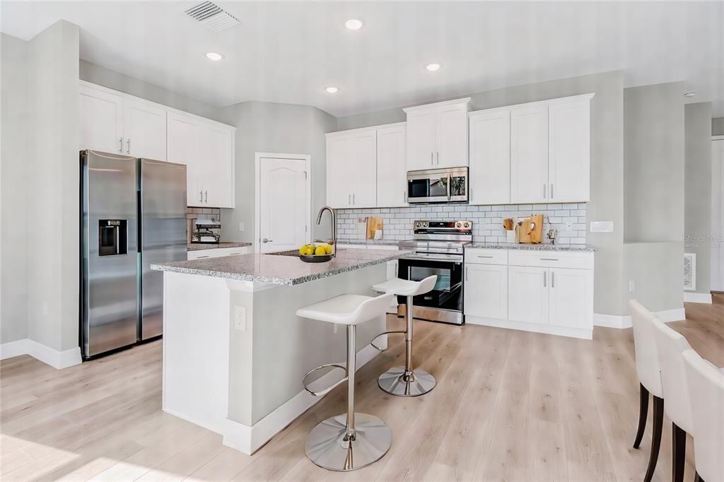 Kitchen has been virtually staged to show potential!