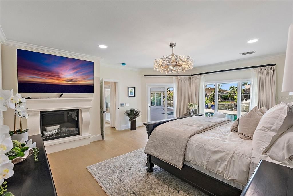 Primary Bedroom with Fireplace