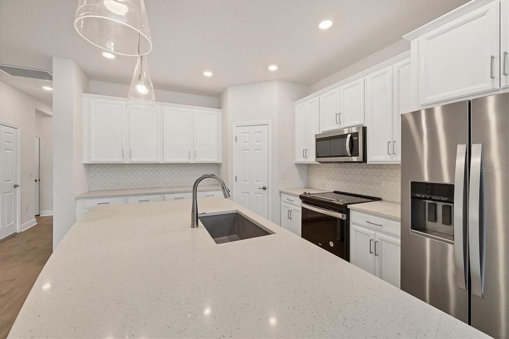 Kitchen Open To Dining Room and Great Room