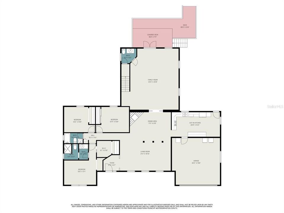 1st store Floor plan with approximate dimensions