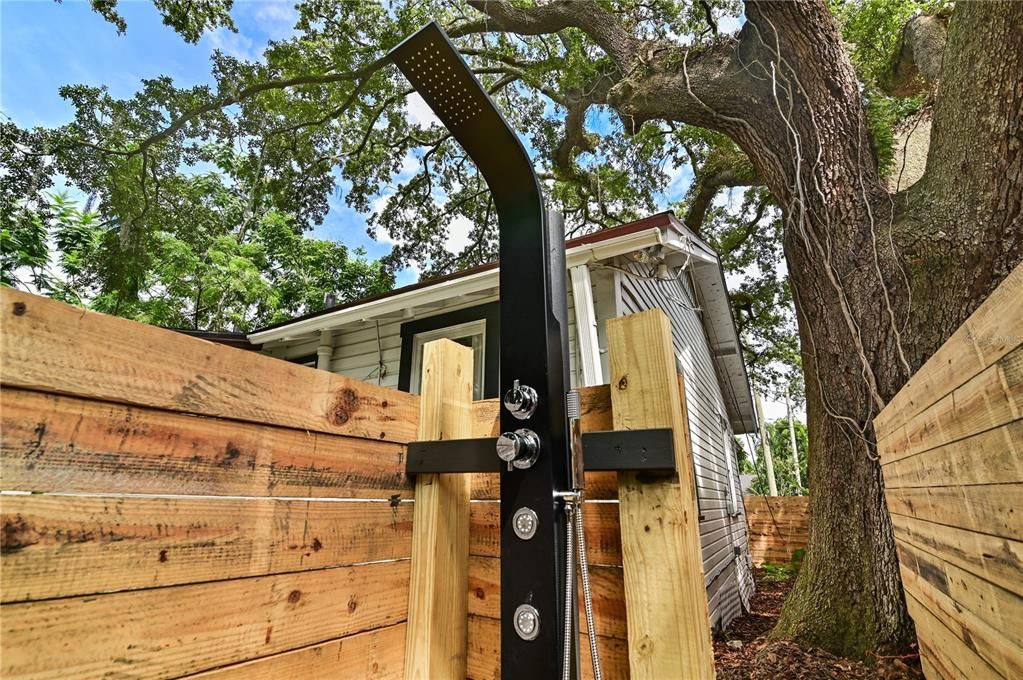 Outdoor shower