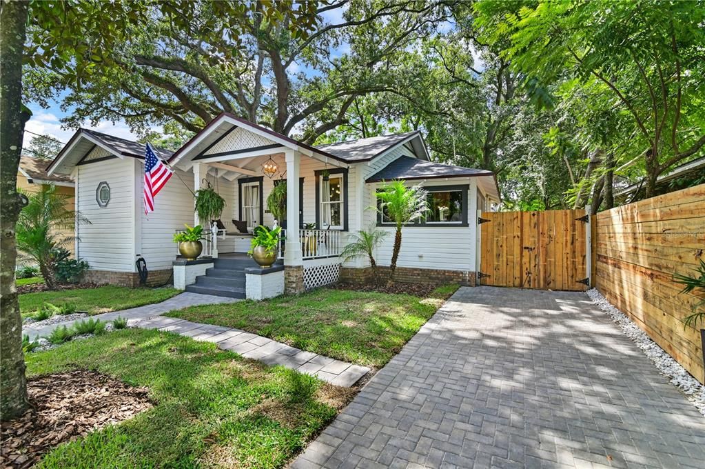 Welcome!! We hope you enjoy this charming home as much as we do! Built in 1922, the entire home was renovated to have a Mid-Century Modern vibe.